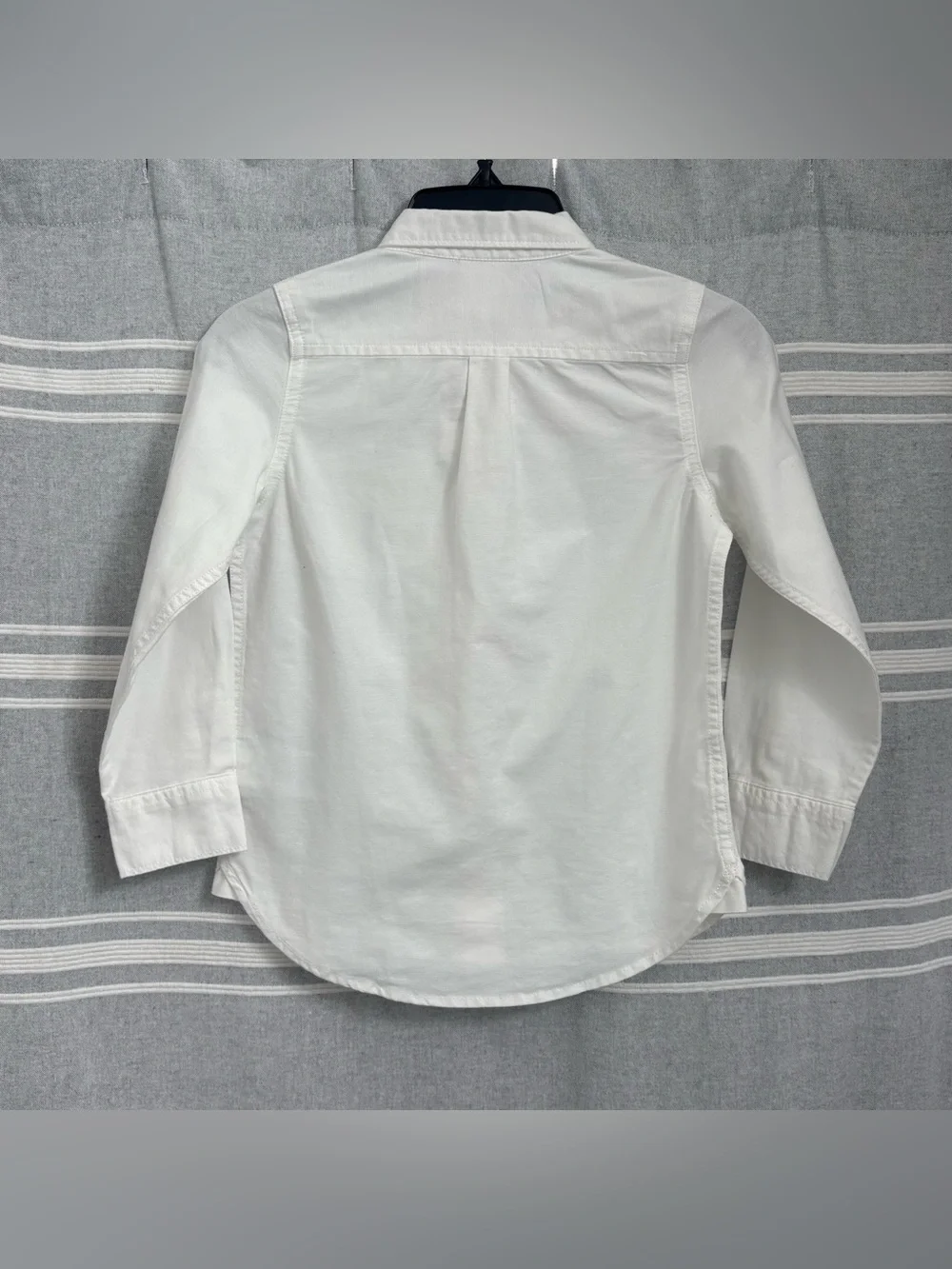 NWT Baby Gap Boys White Long Sleeve Button Down Shirt Size 5yrs